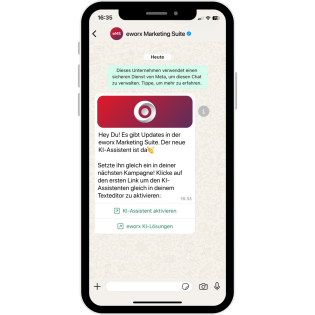 screenshot of eworx Marketing Suite